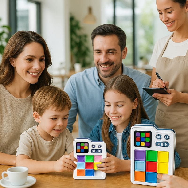BreinBlox Schuifpuzzel - Elektronisch Denkspel - KidsKorner