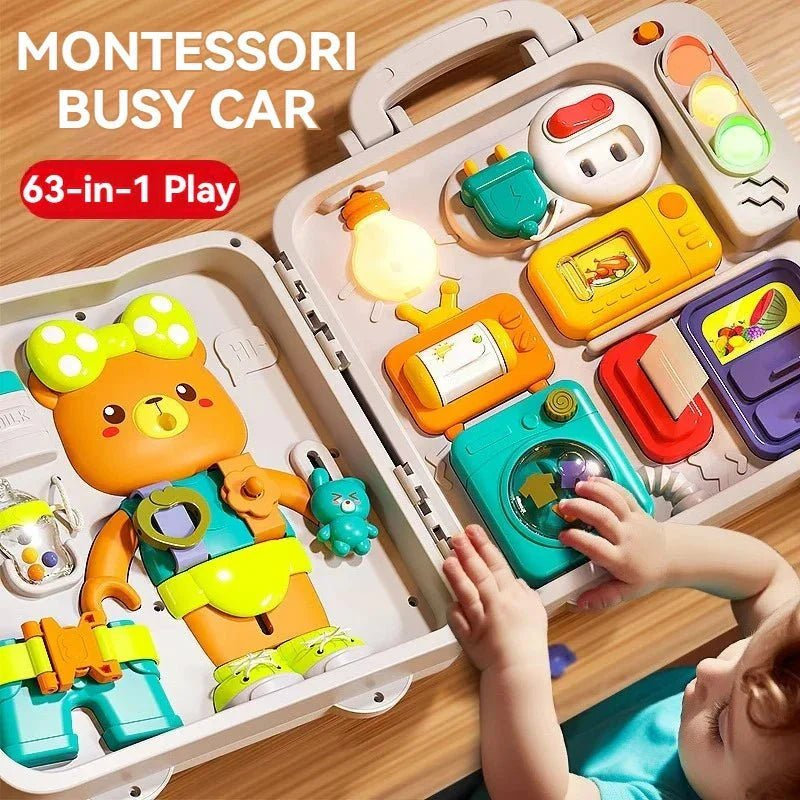 Activiteitenbord Met Geluid - Busy Board Montessori - KidsKorner