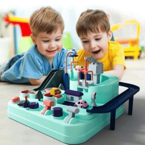 AdventureTrack Montessori Circuit - Educatief Speelcircuit voor Kinderen - KidsKorner