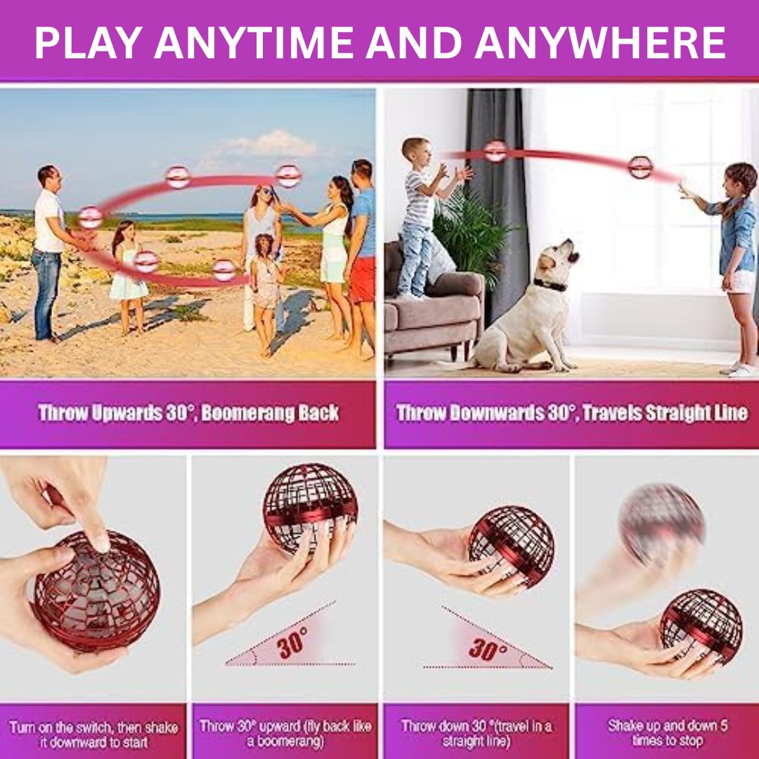 AeroLumo Vliegende Bal - Hoverbal Met Led - KidsKorner