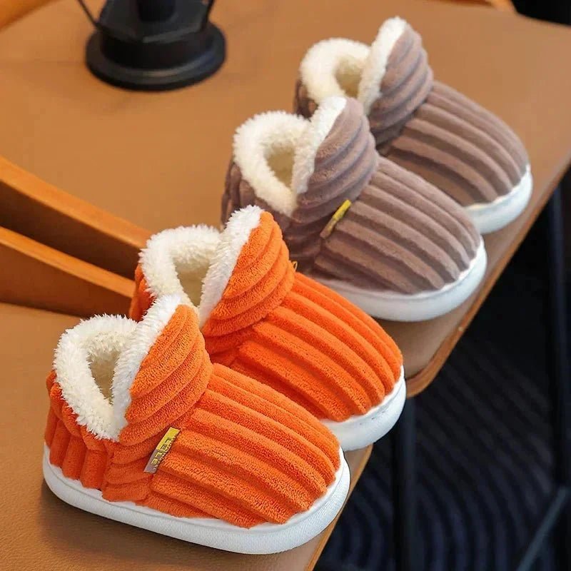 Antislip Pluche Babyslofjes – Warme Huissloffen Binnen - KidsKorner