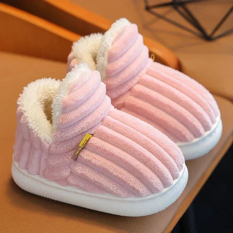 Antislip Pluche Babyslofjes – Warme Huissloffen Binnen - KidsKorner