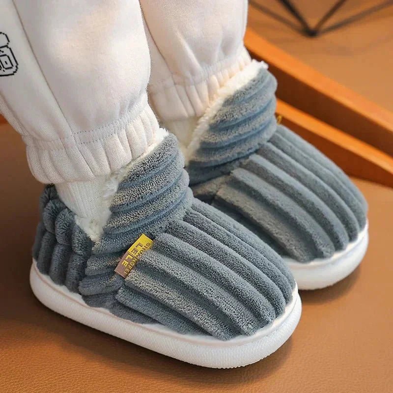 Antislip Pluche Babyslofjes – Warme Huissloffen Binnen - KidsKorner