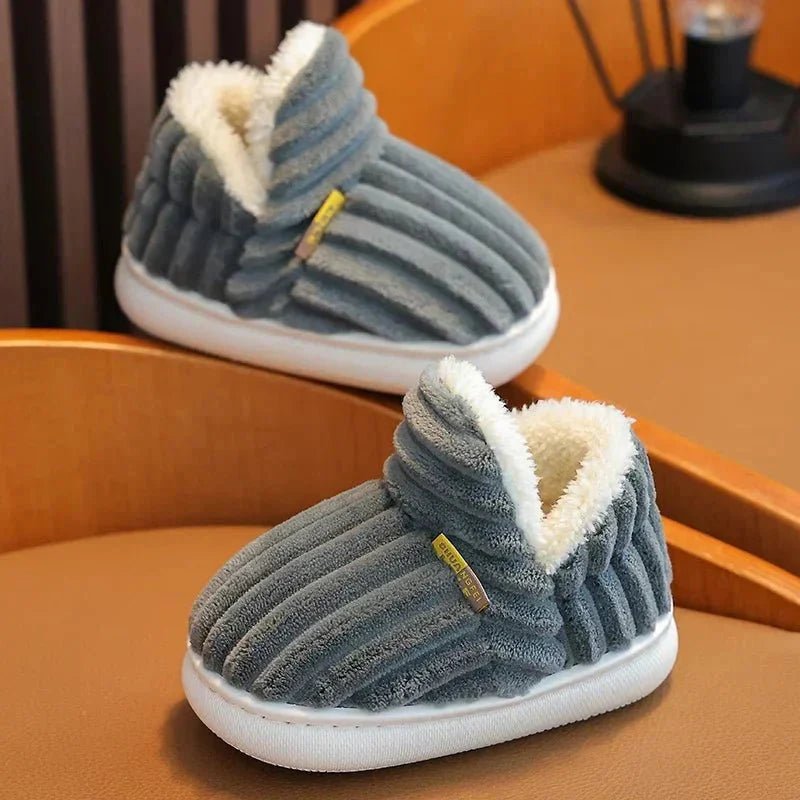 Antislip Pluche Babyslofjes – Warme Huissloffen Binnen - KidsKorner