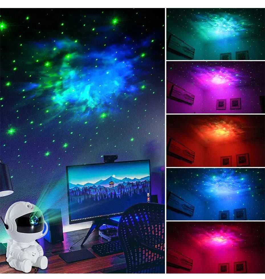 Astronaut Sterrenprojector Nachtlamp Met Afstandsbediening - KidsKorner