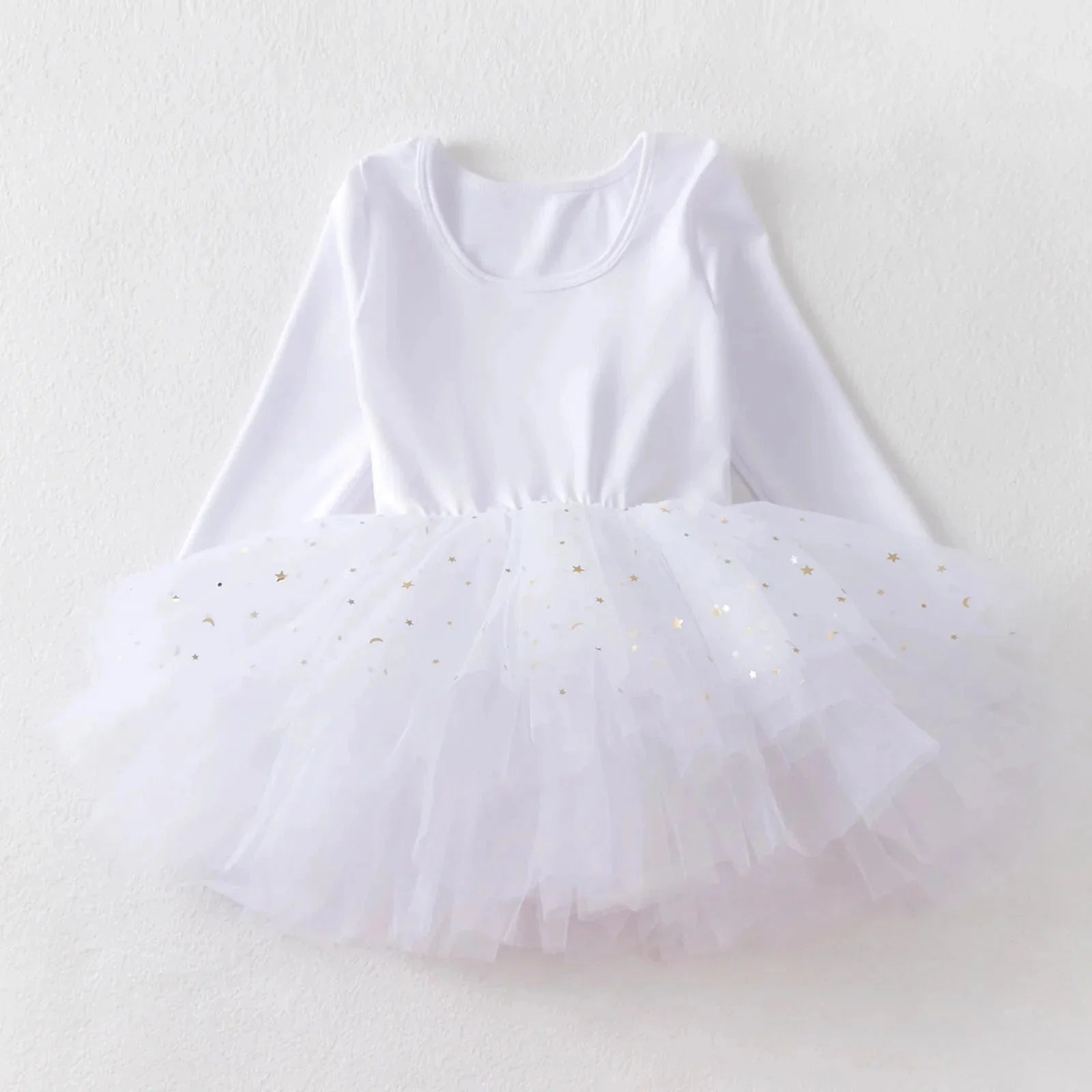 Baby Meisjes Tutu Jurk Roze – Tule Jurkje Met Sterretjes - KidsKorner