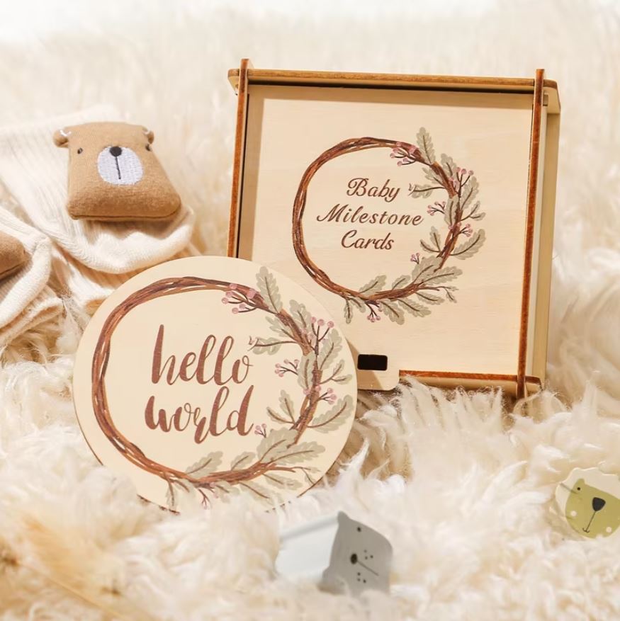 Baby Mijlpaal Schijfjes Set voor 1 - 11 Maanden - KidsKorner
