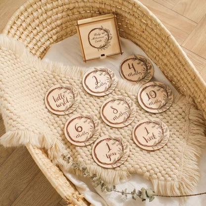 Baby Mijlpaal Schijfjes Set voor 1 - 11 Maanden - KidsKorner