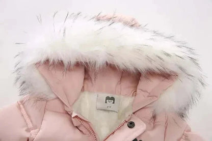 Baby Sneeuwpak Met Capuchon En Wantjes - KidsKorner