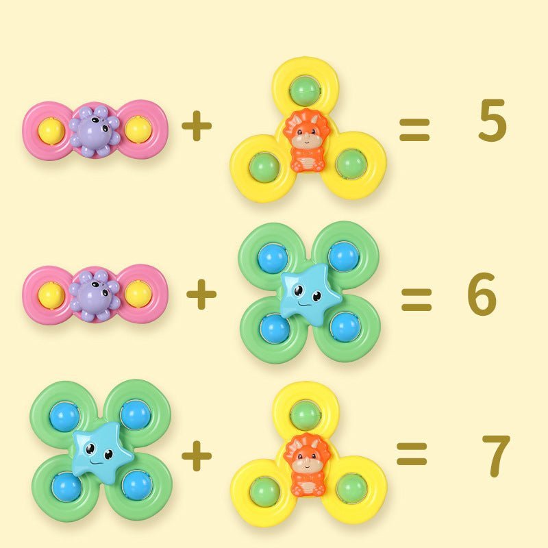 Baby Spinner Speelgoed - Fidget Draaispeelgoed - 1 Tot 3 Jaar - KidsKorner