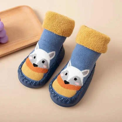 Babyslofjes Antislip Met Zachte Zool – Sok Schoentjes Roze - KidsKorner