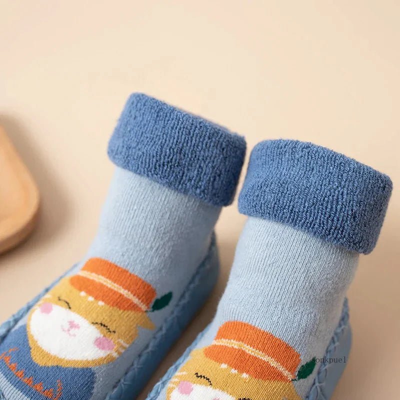 Babyslofjes Antislip Met Zachte Zool – Sok Schoentjes Roze - KidsKorner