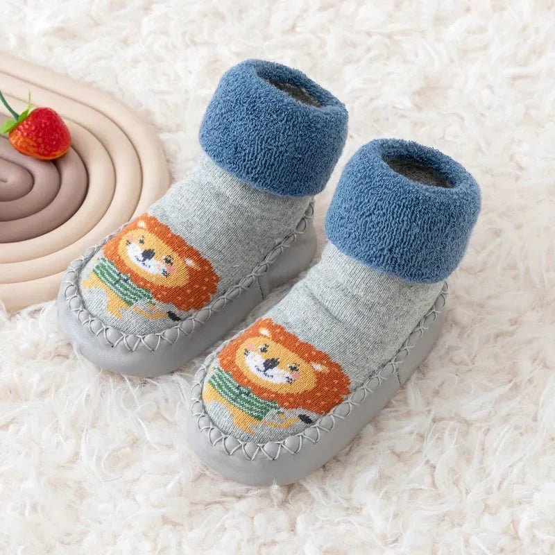 Babyslofjes Antislip Met Zachte Zool – Sok Schoentjes Roze - KidsKorner