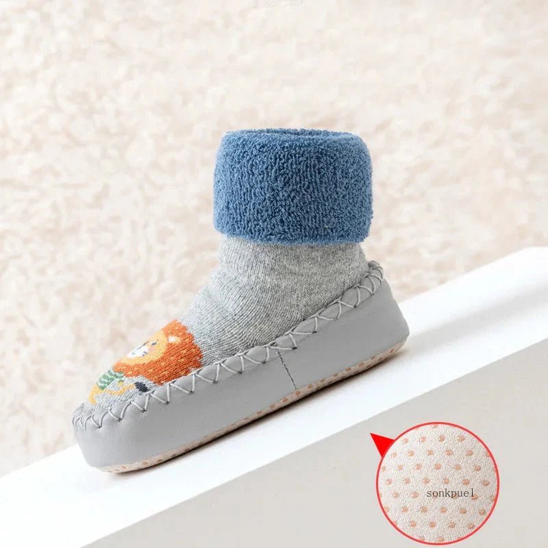 Babyslofjes Antislip Met Zachte Zool – Sok Schoentjes Roze - KidsKorner