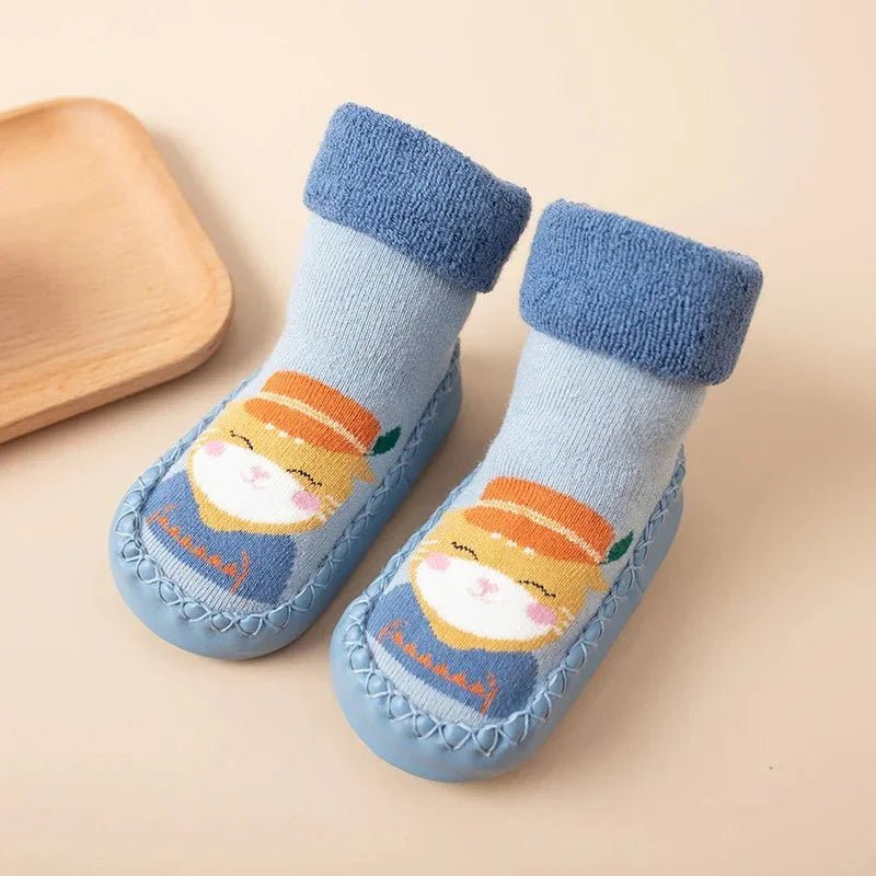 Babyslofjes Antislip Met Zachte Zool – Sok Schoentjes Roze - KidsKorner