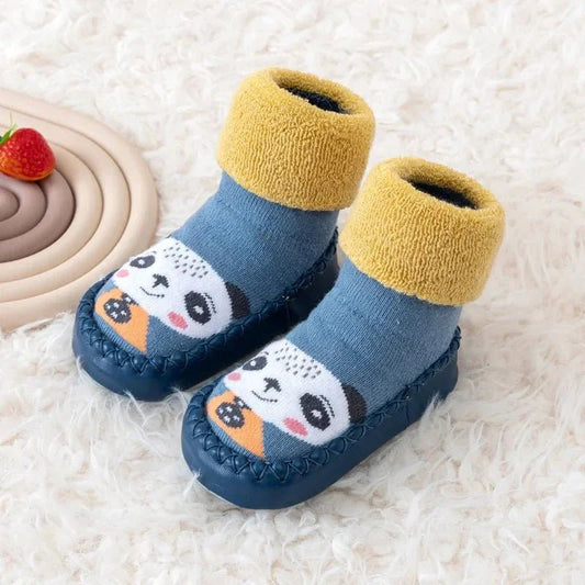 Babyslofjes Antislip Met Zachte Zool – Sok Schoentjes Roze - KidsKorner