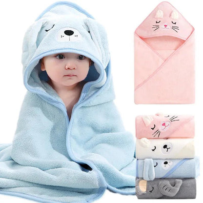 Badbeestje Badcape Baby - Badhanddoek Met Capuchon - KidsKorner