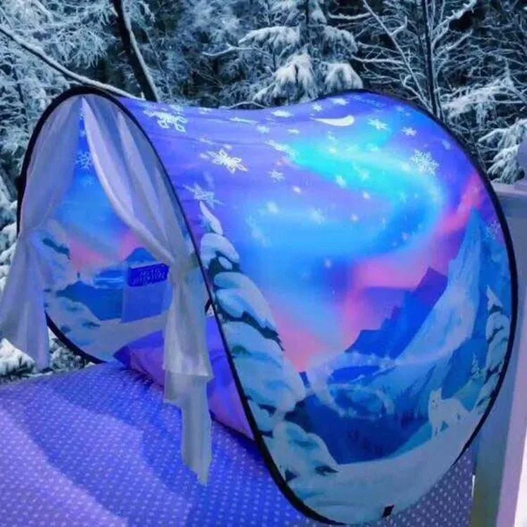 Bedtent Voor Eenpersoonsbed – Kinderslaaptent Met Thema Print - KidsKorner