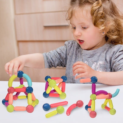 Bouwspeelgoed - Magnetische Staafjes en Balletjes - KidsKorner