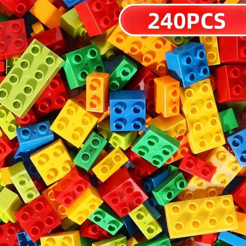 Bouwstenen Set 240 Delig Constructieblokken | Veilig Kunststof Creatief Bouwen 3+ Jaar - KidsKorner