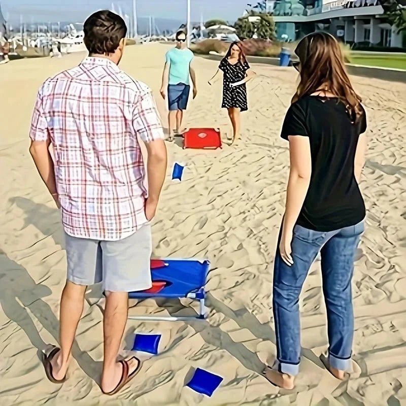 Cornhole Zakgooispel Set | Inklapbaar Met 6 Zakjes - KidsKorner