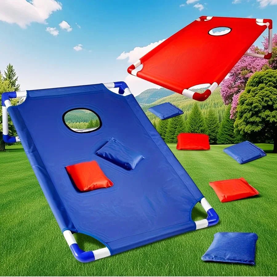 Cornhole Zakgooispel Set | Inklapbaar Met 6 Zakjes - KidsKorner