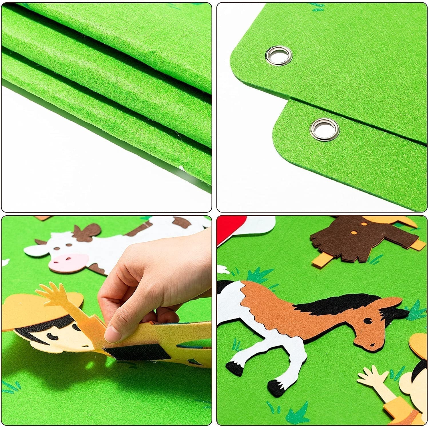 CreatiBoard Educatief Speelbord - Ontdek, Leer en Creëer met Vilt - KidsKorner