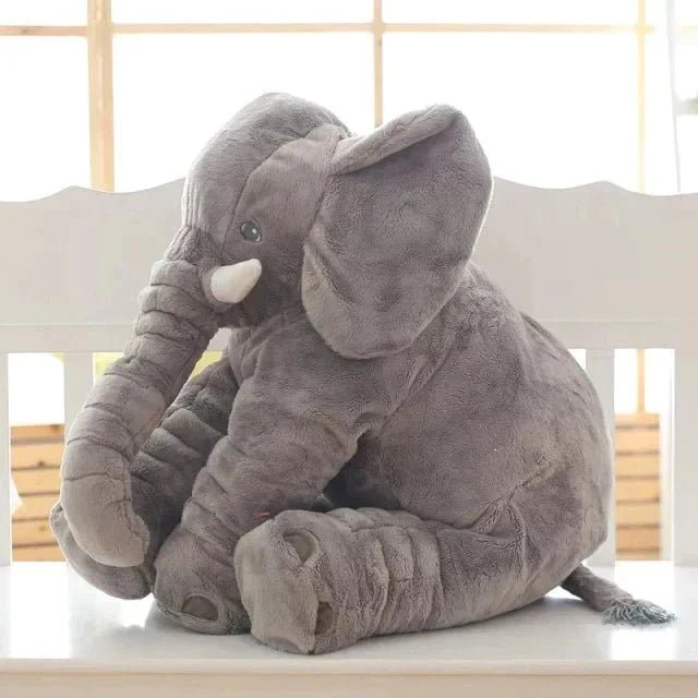 Cuddlephant Knuffel Olifant Kussen - Zacht Baby Kussen - Babycadeau en Slaaphulp - KidsKorner