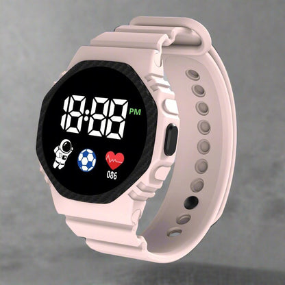 Digitaal Kinderhorloge | Waterdicht LED - Scherm Met Kalender Vanaf 4 Jaar - KidsKorner