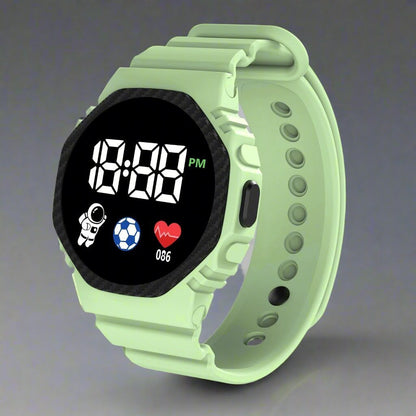 Digitaal Kinderhorloge | Waterdicht LED - Scherm Met Kalender Vanaf 4 Jaar - KidsKorner