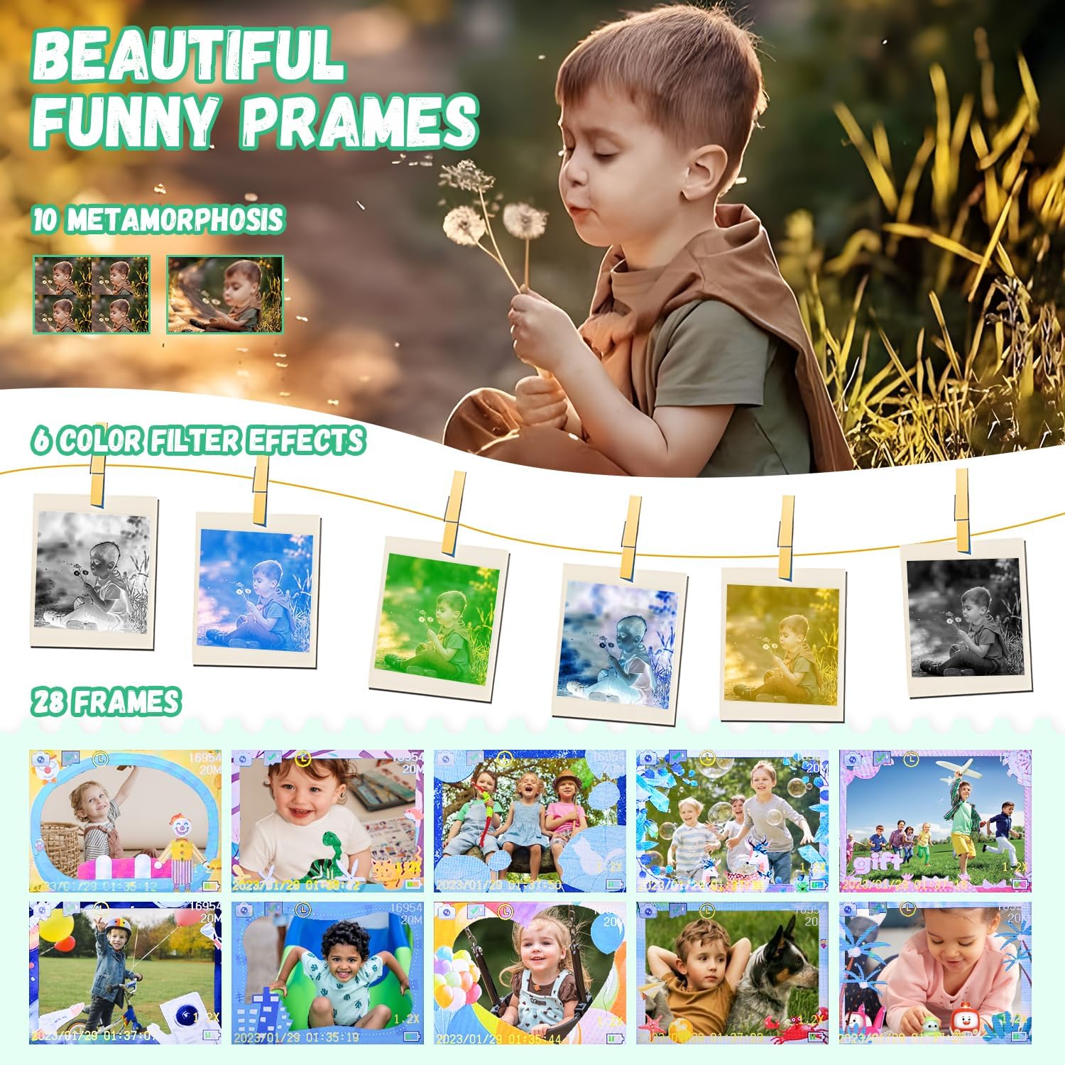 DinoKader Digitale Kinderfotocamera - KidsKorner