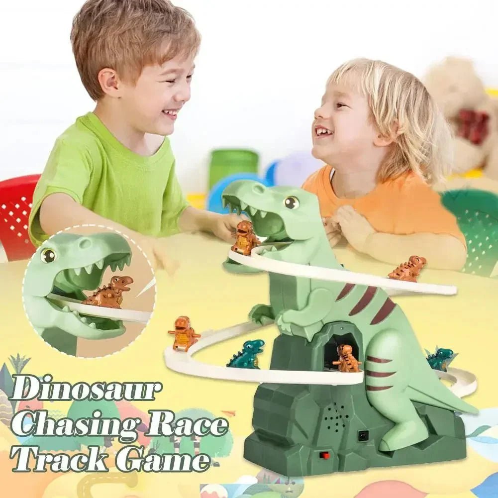 DinoRit Glijbaan Speelset - Dinosaurus Achtbaan - KidsKorner
