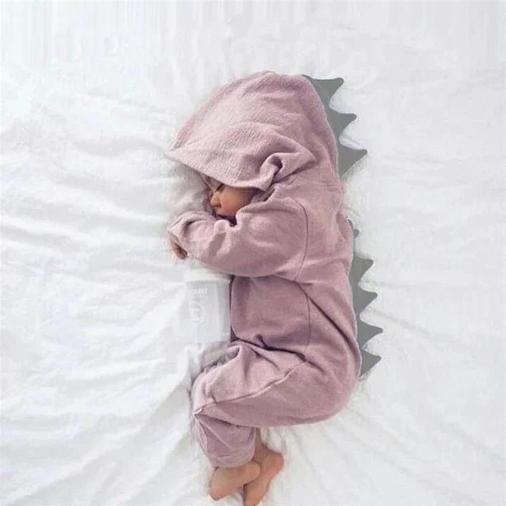 Dinosoft Baby Onesie - Warme en Zachte Dino Romper voor Baby's (0 - 18 maanden) - KidsKorner