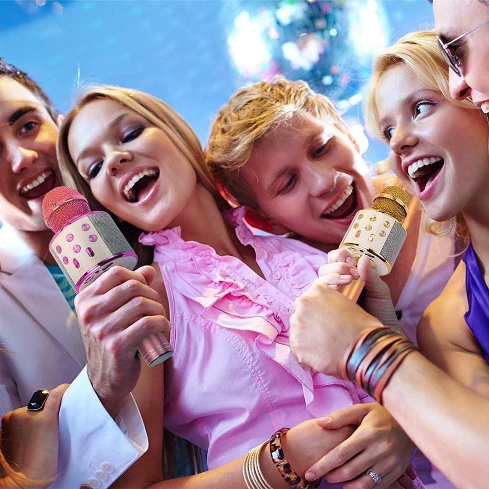 Draadloze Karaoke Microfoon Met Bluetooth En Speaker | Oplaadbaar 1500 mAh - KidsKorner