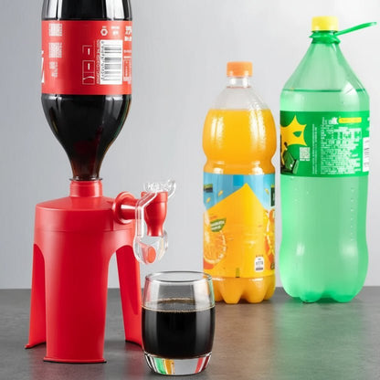 Drankdispenser Met Tapkraan | Drukknop Fleshouder Voor Frisdrank - KidsKorner