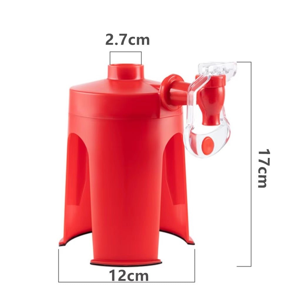Drankdispenser Met Tapkraan | Drukknop Fleshouder Voor Frisdrank - KidsKorner