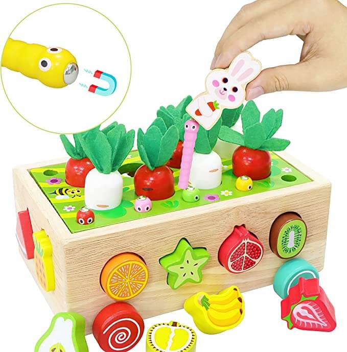 Dreambabies | Houten Speelgoed met Magnetische Functie voor Educatief Spelen | Geschikt voor Kinderen 1 - 3 Jaar - KidsKorner
