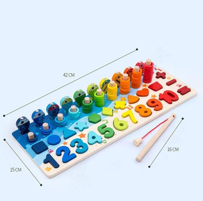 EduBoard Houten Speeltafel - Montessori Educatief Speelbord - KidsKorner