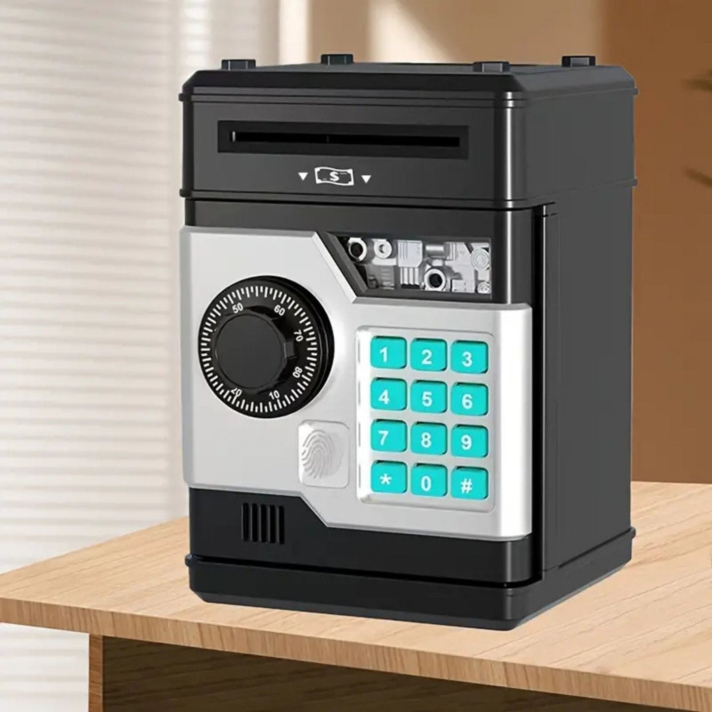 Elektronische Spaarpot Met Code En Vingerafdruk – Automatische Biljetinvoer 3 - 13 Jaar - KidsKorner