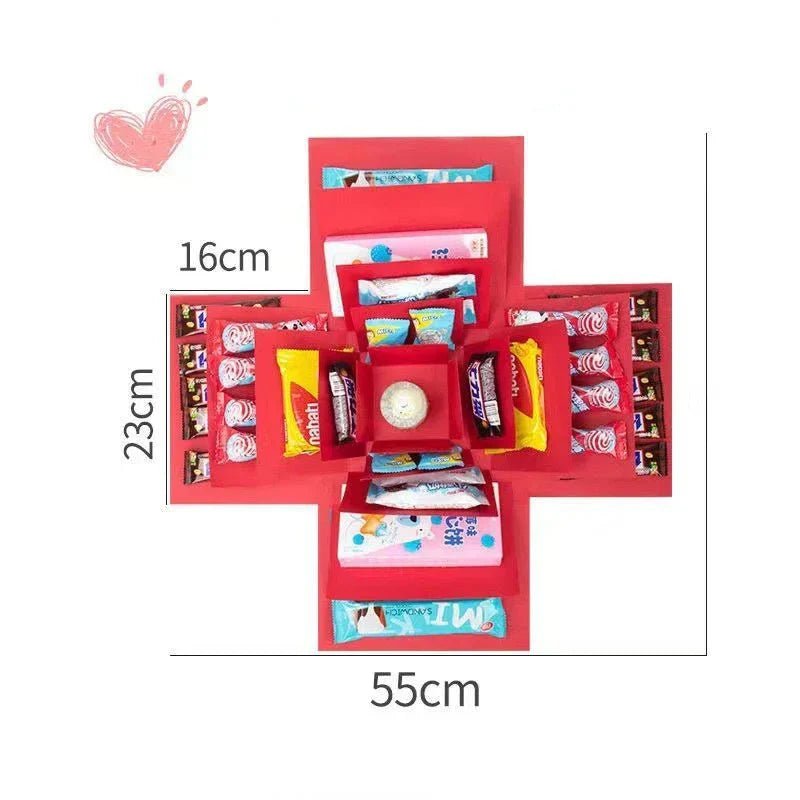 Explosie Cadeaudoos Knutselset | Uitklapbare Verrassingsdoos Voor Kinderen - KidsKorner