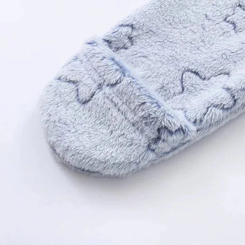 Flanellen Baby Boxpak Met Capuchon En Rits - KidsKorner