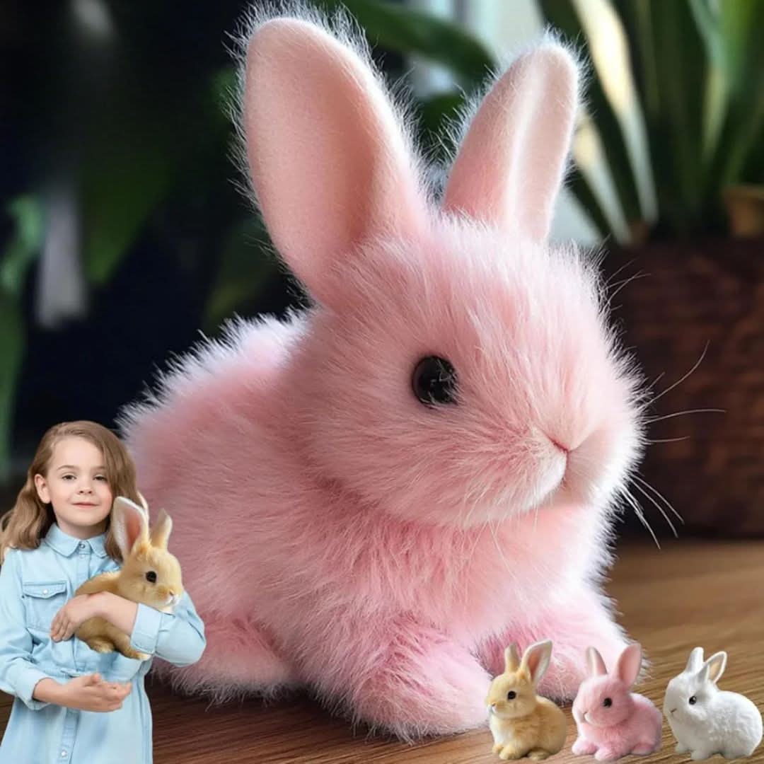 Fluffaroo Interactief Knuffelkonijn – Springend Pluche Speelgoed - KidsKorner