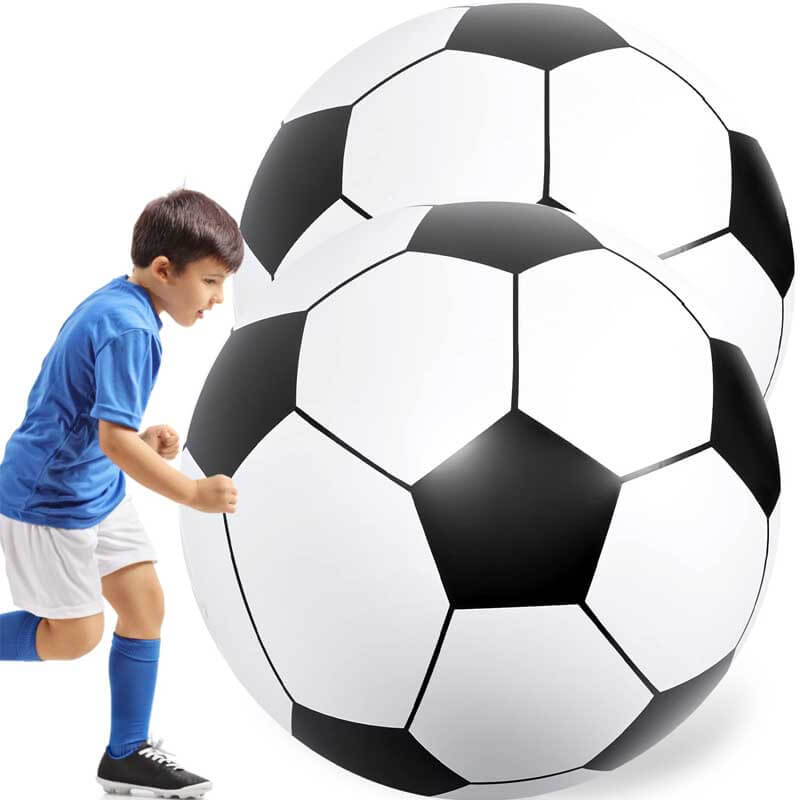 Grote Opblaasbare Voetbal - Reuzenbal Voor Kinderen - KidsKorner