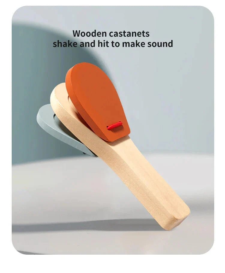 Houten Muziek Speelgoed Set 5 - Delig Voor Peuters - KidsKorner