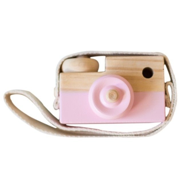 Houten Speelcamera Met Draagkoord Voor Rollenspel - KidsKorner