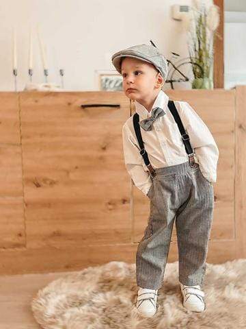 Jongens Feestpak Set Met Bretels En Strik - KidsKorner