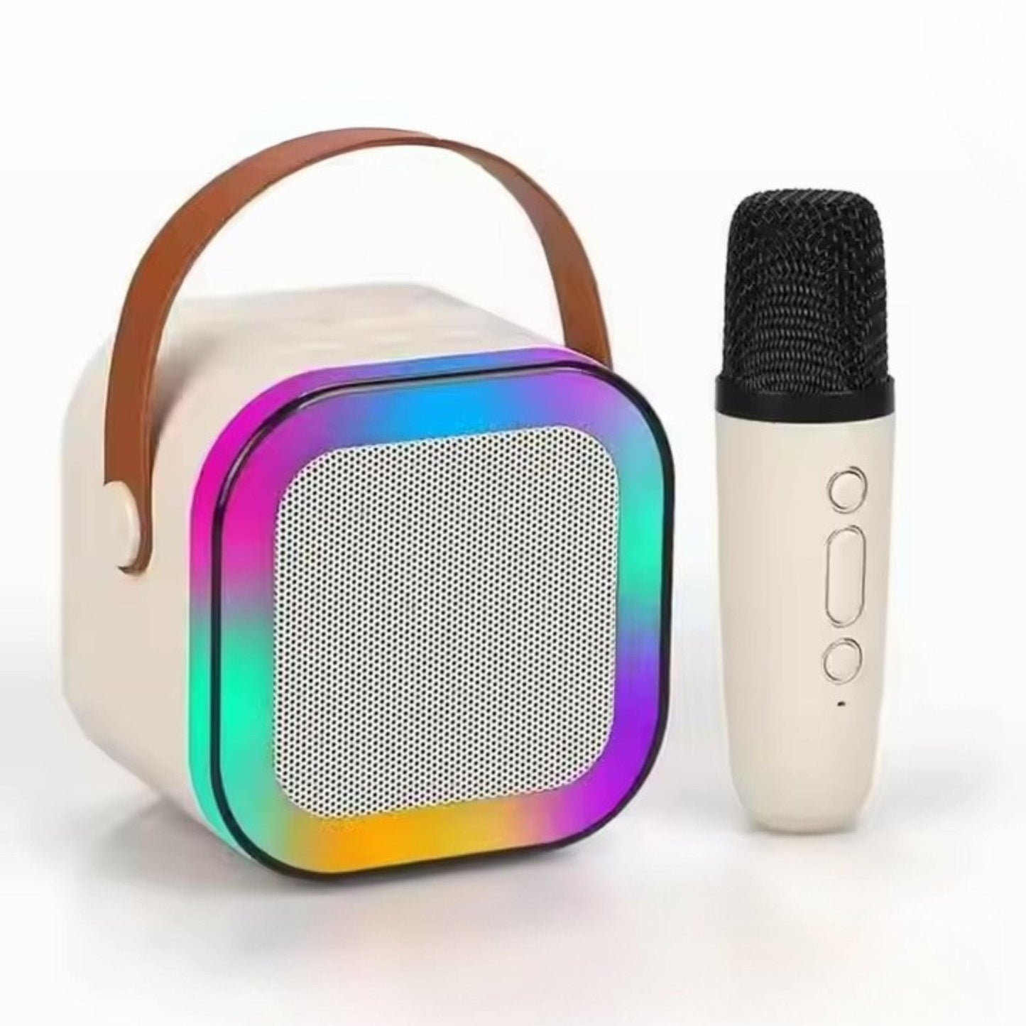 Karaoke Set Voor Kinderen | Draadloze Bluetooth Speaker Met Led Lichten En Microfoon - KidsKorner
