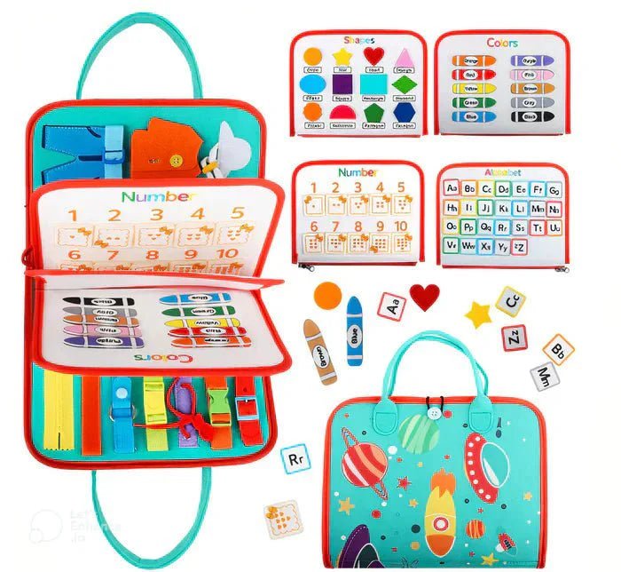 Kiddivo Montessori Activiteitenboek - Busy Book Kind - KidsKorner