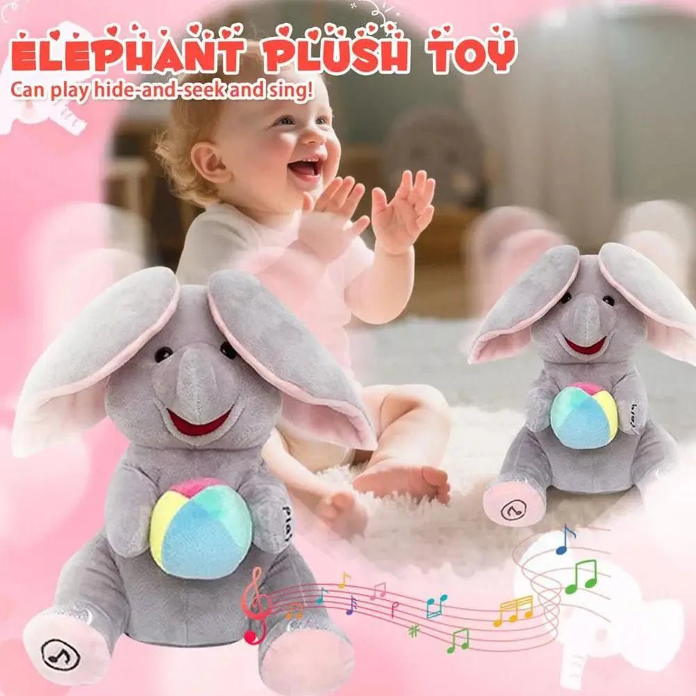 Kiekeboe Olifant Knuffel Met Muziek En Beweging - KidsKorner