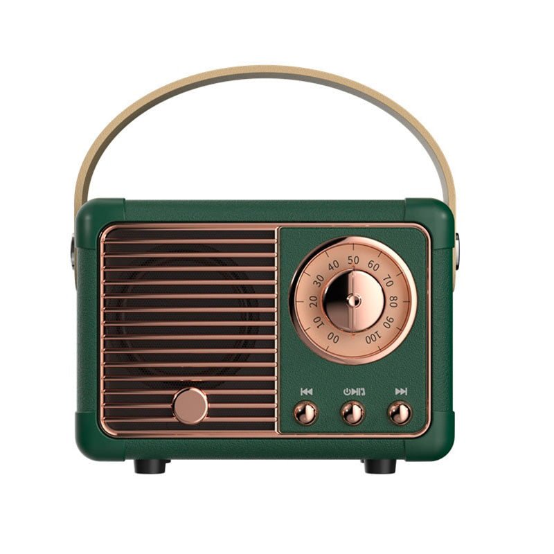 Kinder Bluetooth Speaker – Handsfree Vintage Mini Radio Met 3W Geluid - KidsKorner